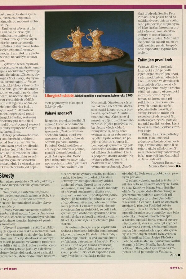 Týden IV, 1997, č. 47, s. 69.